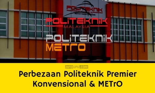 Perbezaan Politeknik Premier Konvensional & METrO - Info UPU