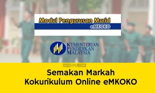 Semakan Markah Kokurikulum Online eMKOKO