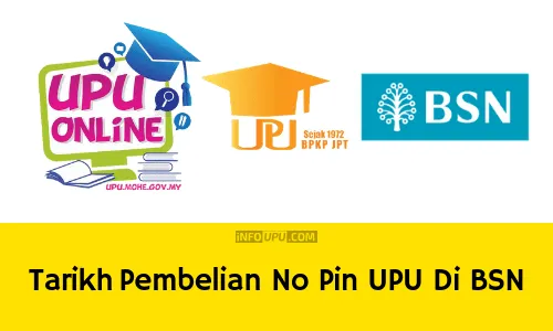 Tarikh Pembelian No Pin UPU 2018 Di BSN 1