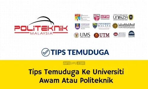 persediaan menghadiri temuduga upu Tips Temuduga Ke Universiti Awam Atau Politeknik