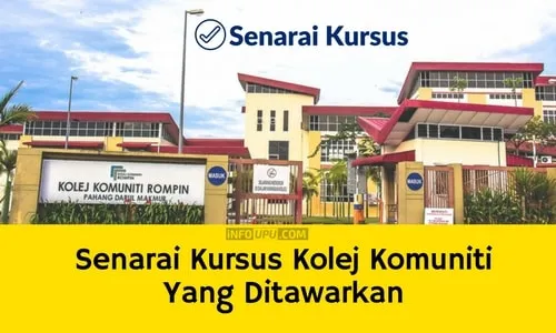 Senarai Kursus Kolej Komuniti Yang Ditawarkan min