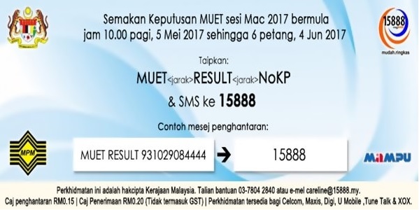 Check Muet Result Every Session