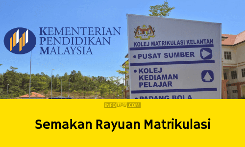 Semakan Keputusan Rayuan Matrikulasi KPM Sesi 2019-2020 Online