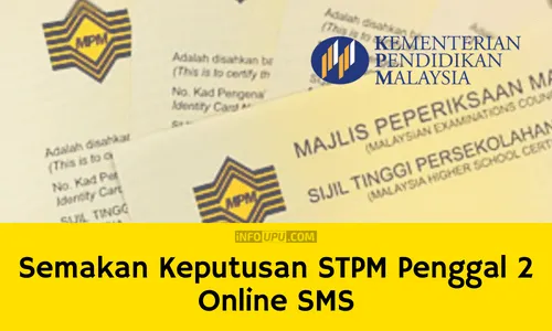 cara semak keputusan stpm penggal 2 tahun 2018 Semakan Keputusan STPM Penggal 2 2018 Online SMS