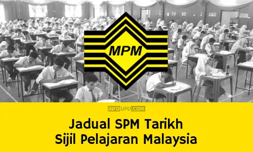 jadual spm 2018 info upu
