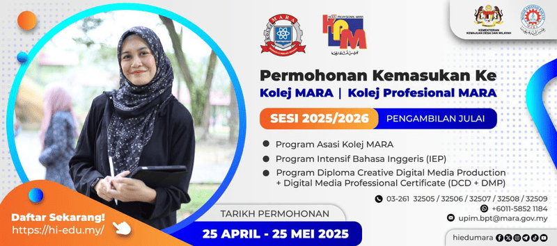 permohonan kolej mara sesi