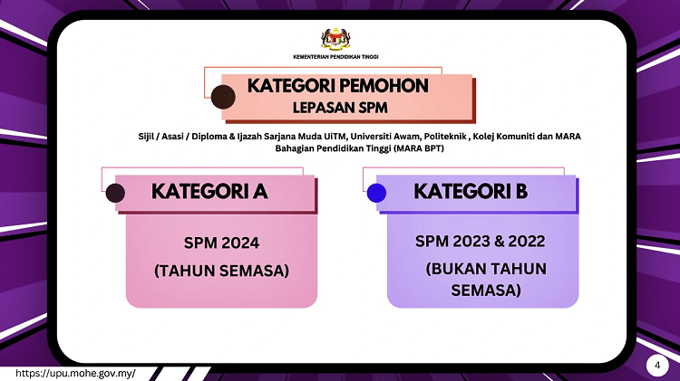 kategori spm upu