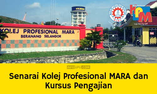 Senarai Kolej Profesional Mara Kpm Dan Kursus Yang Ditawarkan