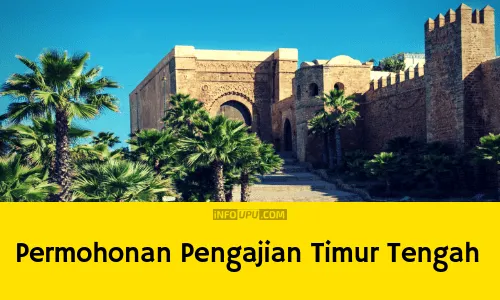 permohonan pengajian timur tengah