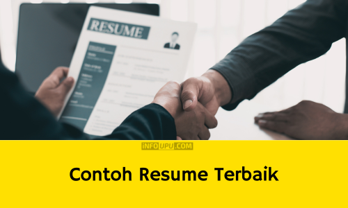 Contoh Resume Terbaik Untuk Mohon Kerja tips dan format