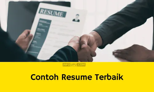 Contoh Resume Terbaik Untuk Mohon Kerja tips dan format