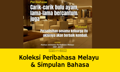 Koleksi Peribahasa Melayu SPM Beserta Maksud Simpulan Bahasa