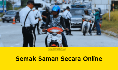Semakan Saman Polis Trafik PDRM JPJ AES Online SMS