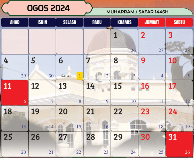 Kalendar Islam 2024 / 1445H1446H & Tarikh Puasa Sunat Info UPU