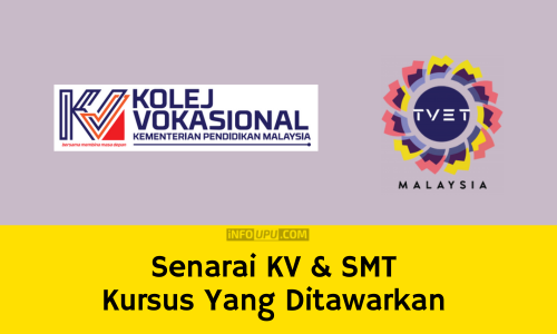 Senarai KV SMT Kursus Kolej Vokasional SM Teknik