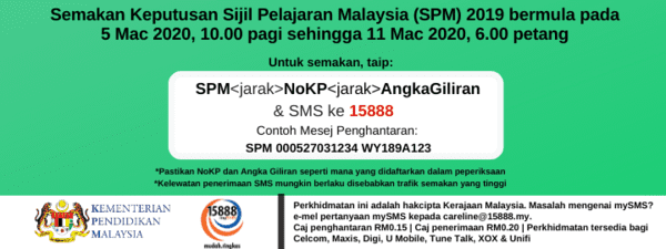 Semakan Keputusan Spm 2020 Secara Online Sms Info Upu