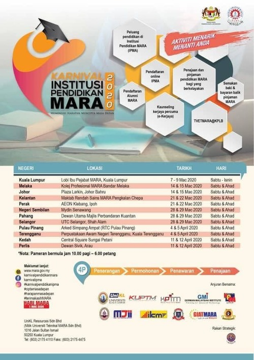 pinjaman pelajaran mara 2019