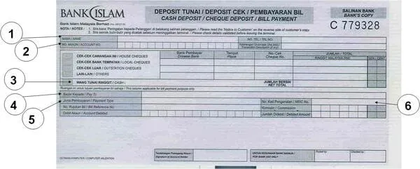 slip bayaran bank islam pembayaran yuran politeknik melalui bank islam